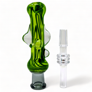 3" ColorBurst Art Nector Collector W/ Quartz Tip - [D1428]